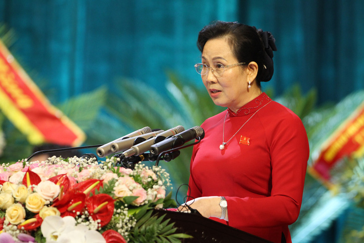 Bà Lê Thị Thủy tái giữ chức bí thư Tỉnh ủy Hà Nam - Ảnh 1.
