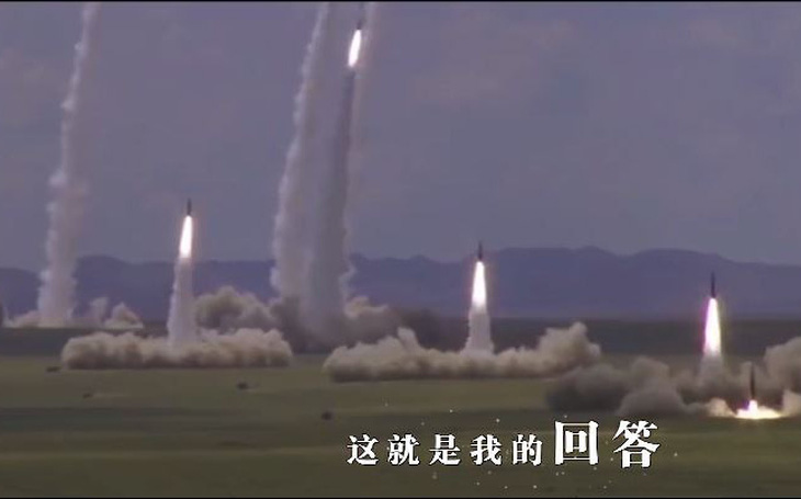 Quân đội Trung Quốc đăng video: 