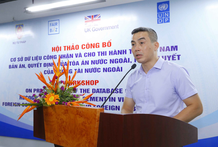 Công bố cơ sở dữ liệu thi hành các bản án của tòa nước ngoài tại Việt Nam - Ảnh 1.