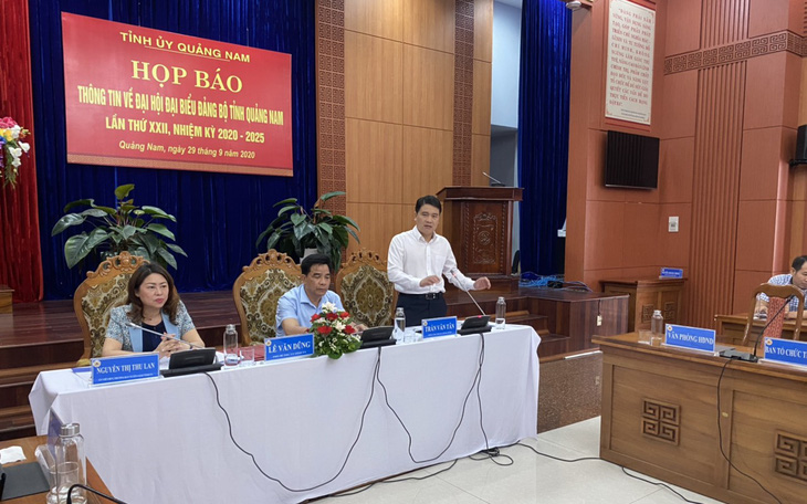Đại hội đảng bộ tỉnh Quảng Nam lần thứ 22 được tổ chức từ ngày 11-10