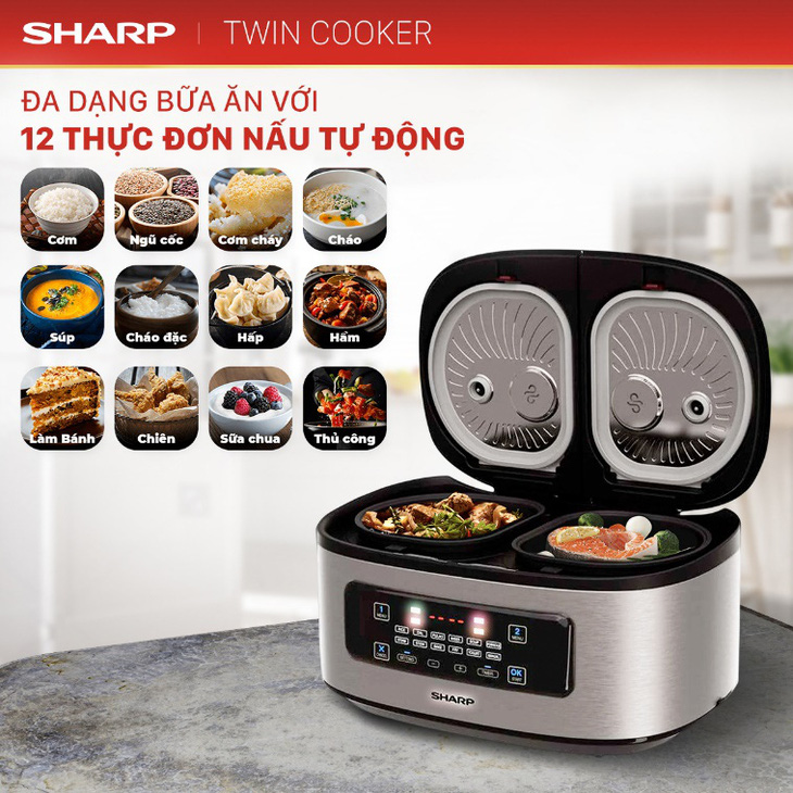 Bí quyết nấu vạn bữa ngon với nồi đôi đa năng Twin Cooker - Ảnh 3.