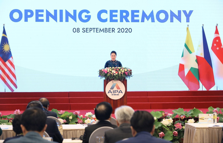 Tổng bí thư, Chủ tịch nước Nguyễn Phú Trọng phát biểu chào mừng AIPA 41 - Ảnh 2.