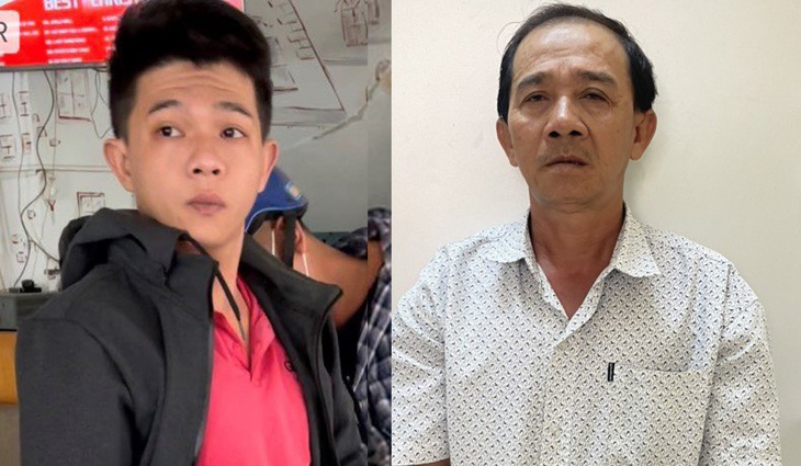 Hai cha con giả cảnh sát hình sự để cướp xe máy ở Hóc Môn - Ảnh 1.
