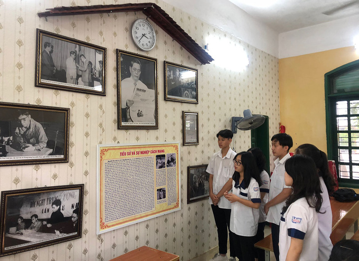Học sinh Hải Phòng làm những phòng học danh nhân Nguyễn Văn Linh, Văn Cao... - Ảnh 1.
