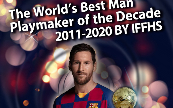 Messi là "vua kiến tạo của thập kỷ", Ronaldo chỉ xếp thứ 12
