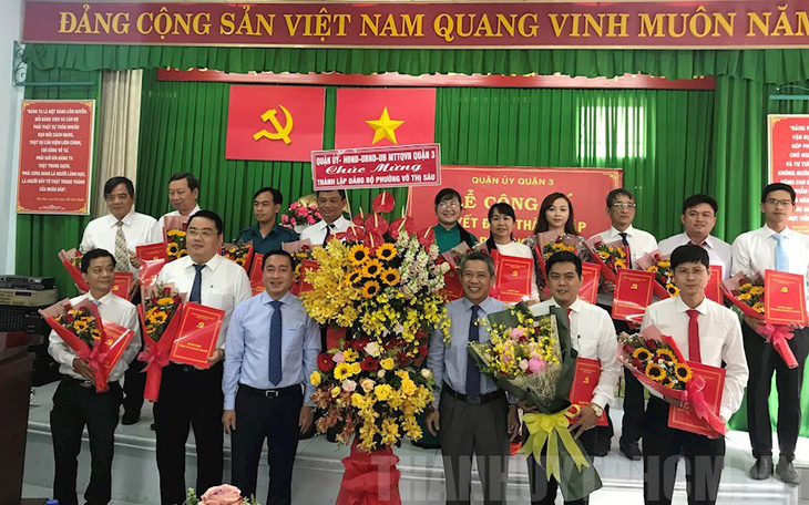 Thành lập Đảng bộ phường Võ Thị Sáu, quận 3 sau sáp nhập đơn vị hành chính