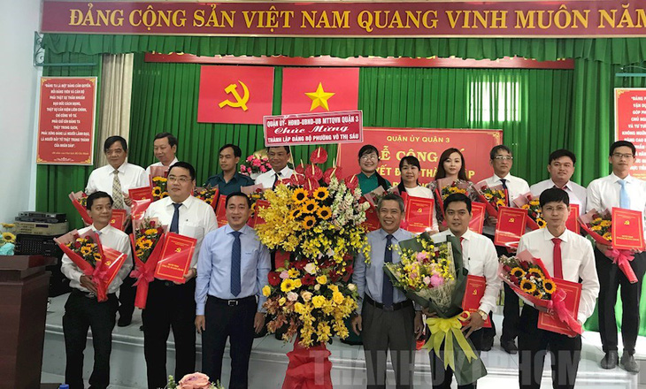 Thành lập Đảng bộ phường Võ Thị Sáu, quận 3 sau sáp nhập đơn vị hành chính - Ảnh 1.