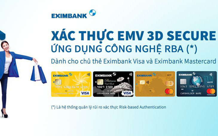 Eximbank triển khai hệ thống xác thực, bảo mật giao dịch trực tuyến mới nhất