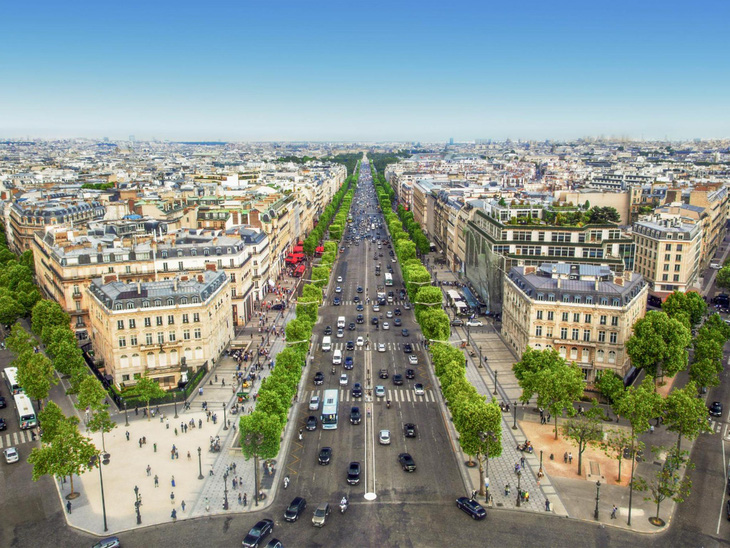 Paris triển khai dự án phủ xanh đại lộ Champs-Elysees - Ảnh 1.