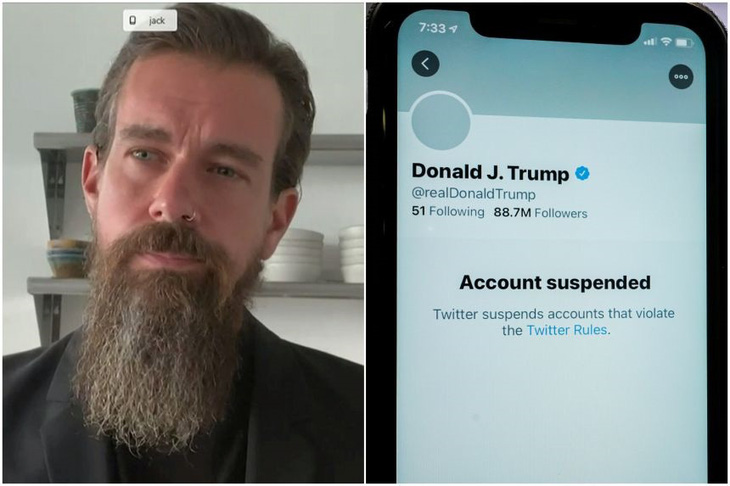 CEO Twitter bảo vệ lệnh cấm ông Trump, thừa nhận là ‘có thể tạo ra tiền lệ nguy hiểm - Ảnh 1.