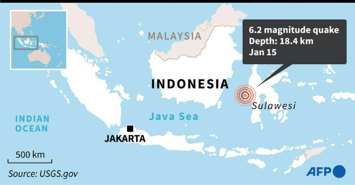Động đất mạnh ở Indonesia, ít nhất 34 người chết, hơn 600 người bị thương - Ảnh 2.