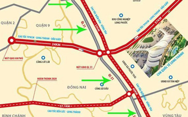 Dự kiến góp 6.770 tỉ đồng từ ngân sách làm đường cao tốc Biên Hòa - Vũng Tàu