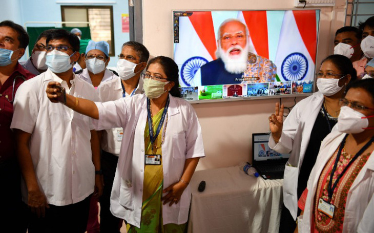 Ấn Độ bắt đầu chiến dịch tiêm chủng 