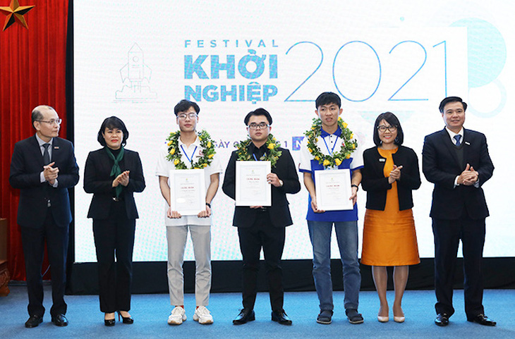 Sinh viên Duy Tân giành giải ba cuộc thi Khởi nghiệp quốc gia 2020 - Ảnh 1.