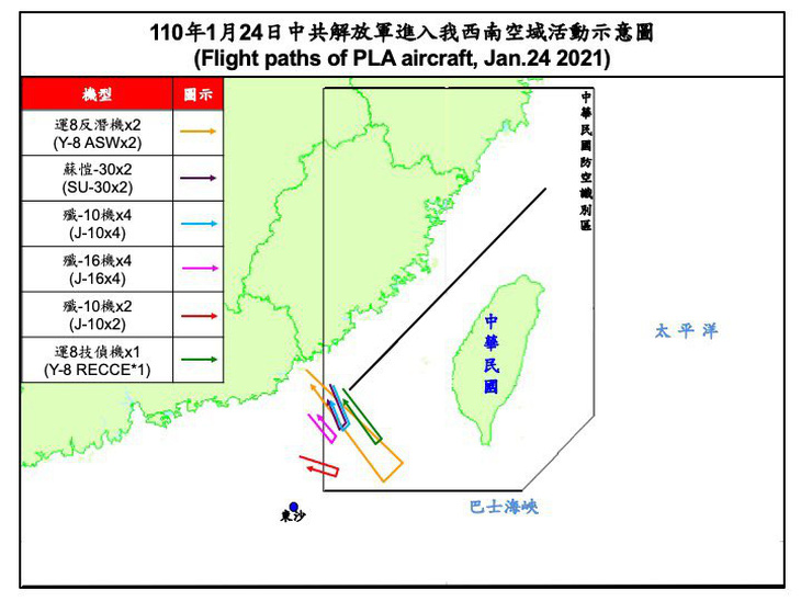 Đài Loan phản ứng: Chiến đấu cơ Trung Quốc tiếp tục bay vào ADIZ của Đài Loan - Ảnh 1.