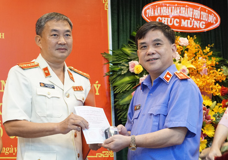 Ông Quách Thanh Giang làm viện trưởng Viện KSND TP Thủ Đức - Ảnh 1.