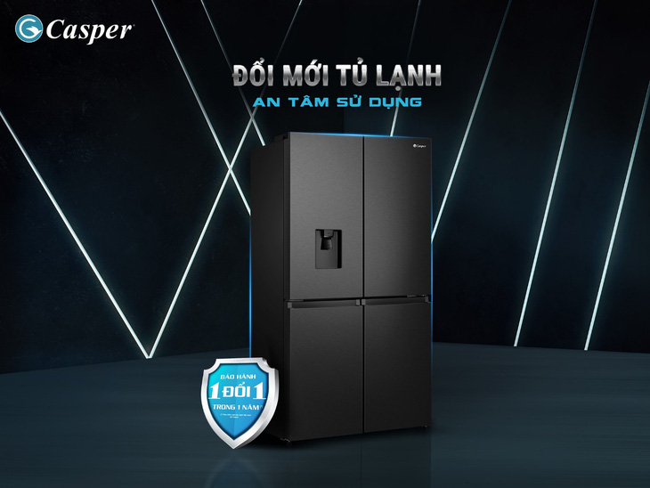 Casper tiên phong bảo hành 1 đổi 1 trong 1 năm với sản phẩm tủ lạnh - Ảnh 2.
