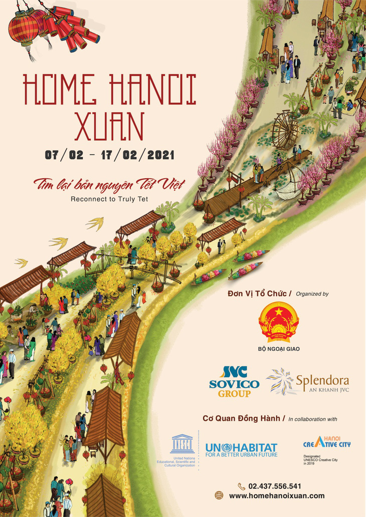 Đường hoa Home Hanoi Xuan 2021 sắp xuất hiện tại Hà Nội - Ảnh 2.