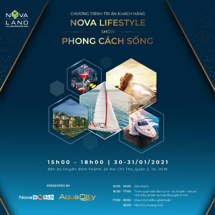 Tiếp nối chuỗi hoạt động tri ân, Novaland tổ chức sự kiện Nova Lifestyle - Show phong cách sống - Ảnh 1.