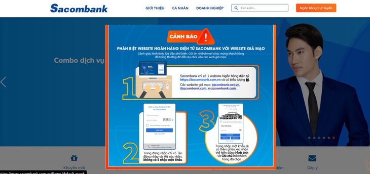 Tạm ứng cho khách hàng bị mất tiền vì làm theo tin nhắn ngân hàng - Ảnh 1.