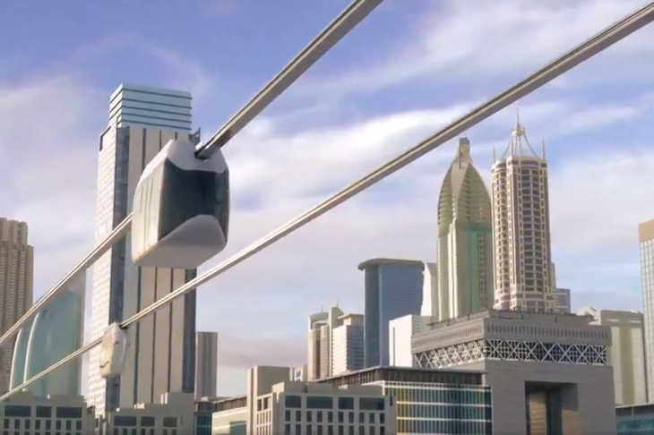 Dubai công bố siêu dự án cáp treo công cộng - Ảnh 1.