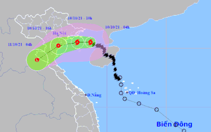 Bão số 7 cách đảo Bạch Long Vĩ 100km, dự báo thêm bão Kompasu vào Biển Đông đêm mai
