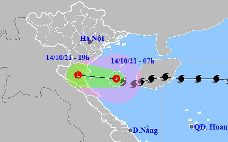 Bão số 8 suy yếu thành áp thấp nhiệt đới, Bắc và Bắc Trung Bộ mưa to