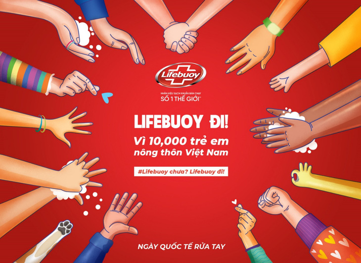 Lifebuoy hỗ trợ 10.000 trẻ nông thôn học thói quen rửa tay đúng cách - Ảnh 1.