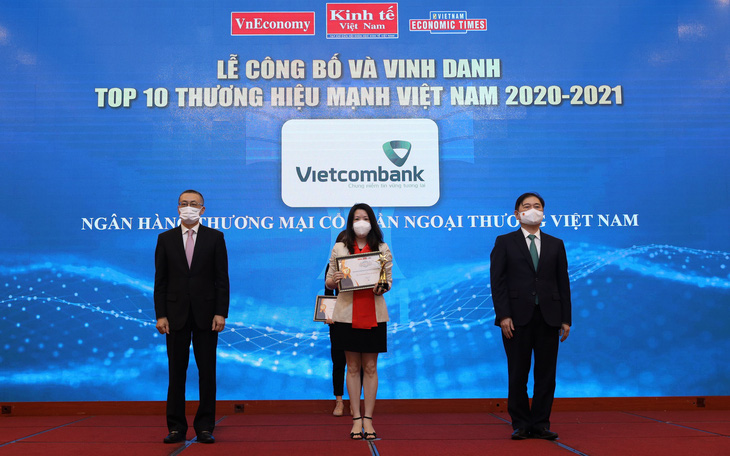 Vietcombank vào top 10 thương hiệu mạnh Việt Nam