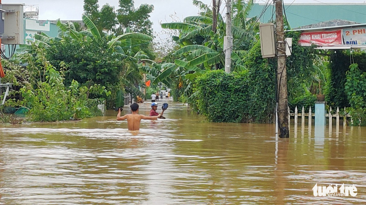 Lũ từ Quảng Bình đến Bình Định đang lên nhanh, mưa vẫn còn rất lớn - Ảnh 1.
