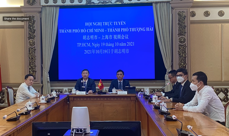 TP.HCM và Thượng Hải hợp tác xây dựng trung tâm tài chính quốc tế - Ảnh 1.