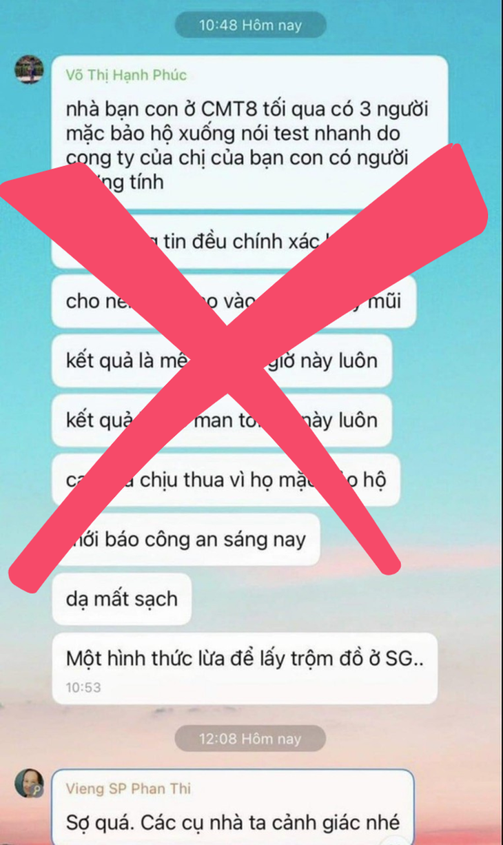 Công an TP.HCM: Tin tội phạm giả nhân viên y tế vào nhà dân chuốc thuốc mê là fake news - Ảnh 1.