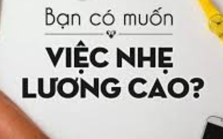 Nhận tin nhắn ‘việc nhẹ, lương cao