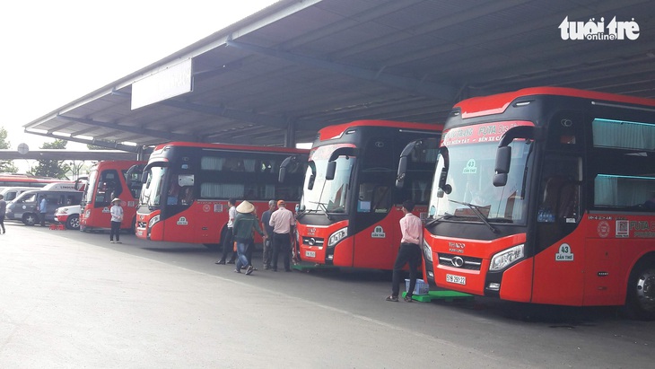 Mở lại tuyến xe khách Cần Thơ - TP.HCM - Ảnh 1.
