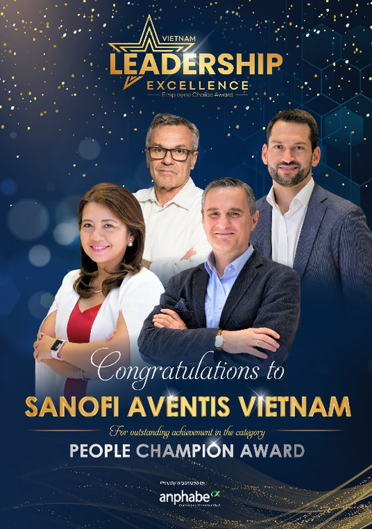 Lãnh đạo Sanofi Việt Nam được vinh danh tại Vietnam Excellence 2021 - Ảnh 1.