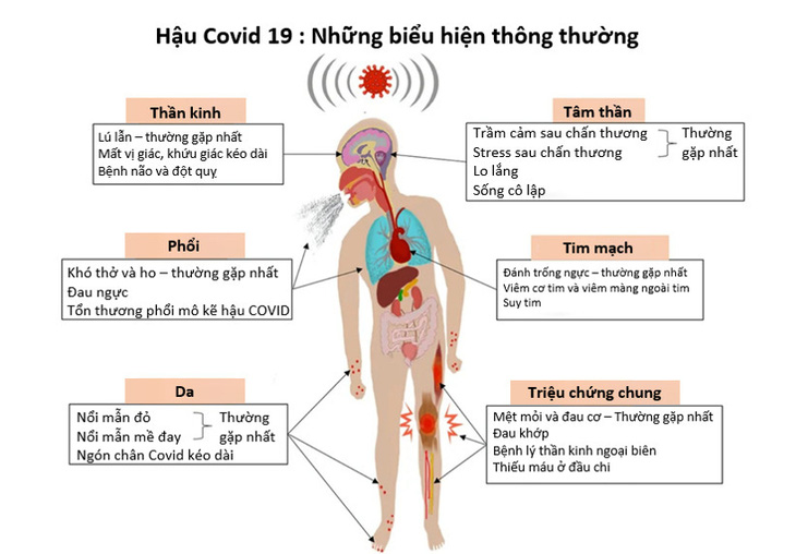 Khoảng 50 triệu chứng hậu COVID: thở gấp, ho, nhức đầu, trầm cảm, và gì nữa? - Ảnh 3.