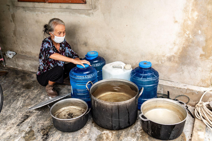 Thịnh Lộc, Hà Tĩnh: người dân phấn khởi chờ nước sạch về - Ảnh 1.