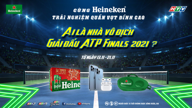 Cùng Heineken trải nghiệm quần vợt đỉnh cao - Ảnh 1.