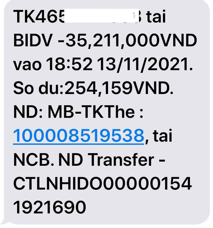 Nhận tin nhắn lừa đảo về tiền hỗ trợ thất nghiệp, bị rút sạch tài khoản - Ảnh 1.