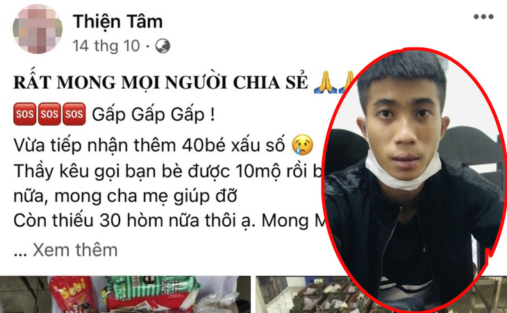 Bắt nam thanh niên dùng Facebook ảo kêu gọi từ thiện, chiếm đoạt tiền tỉ - Ảnh 1.