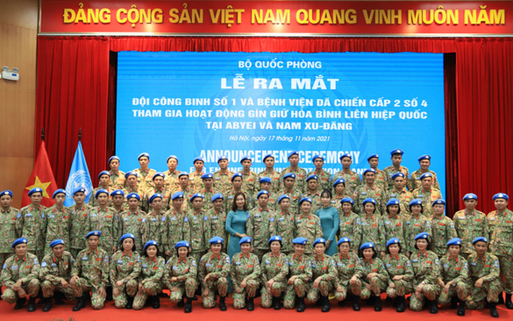 Việt Nam ra mắt đội Công binh đầu tiên đi gìn giữ hòa bình Liên Hiệp Quốc