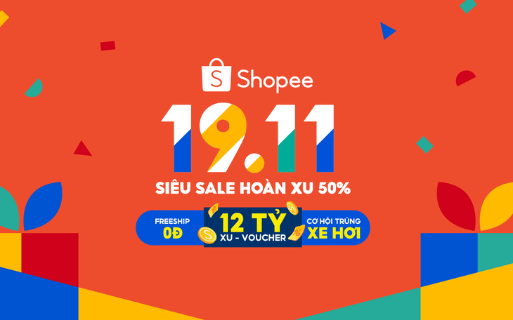 Shopee khởi động đại hội sinh nhật lần 6 với Siêu sale hoàn xu 50%