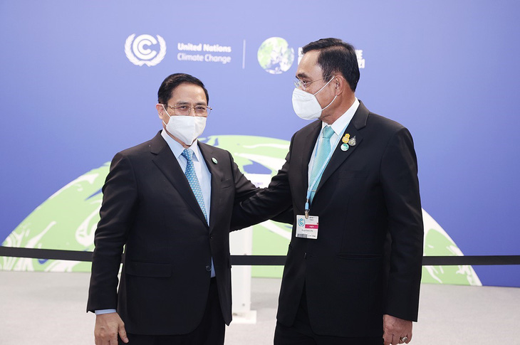 Thủ tướng gặp Tổng thống Biden và lãnh đạo Hàn Quốc, Thái Lan bên lề COP26 - Ảnh 3.