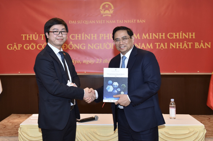 Thủ tướng Phạm Minh Chính gặp gỡ đại diện trí thức người Việt tại Nhật Bản - Ảnh 2.
