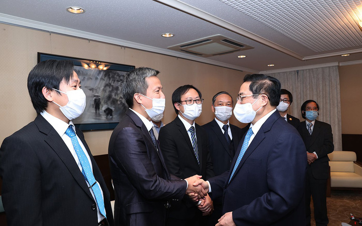 Thủ tướng Phạm Minh Chính gặp gỡ đại diện trí thức người Việt tại Nhật Bản