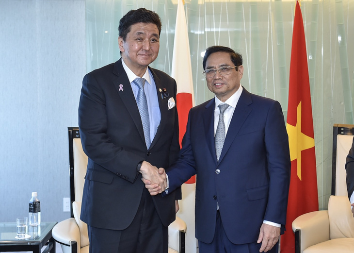 Thủ tướng Phạm Minh Chính gặp Bộ trưởng Quốc phòng Nhật Bản - Ảnh 1.