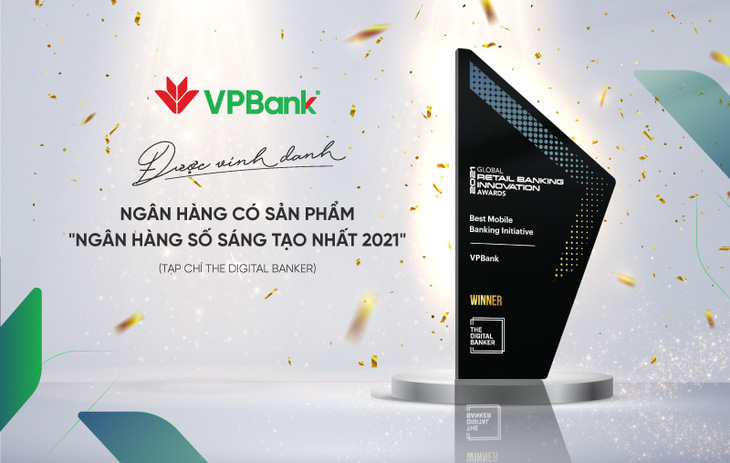VPBank nhận giải thưởng Ngân hàng số sáng tạo nhất 2021 - Ảnh 1.