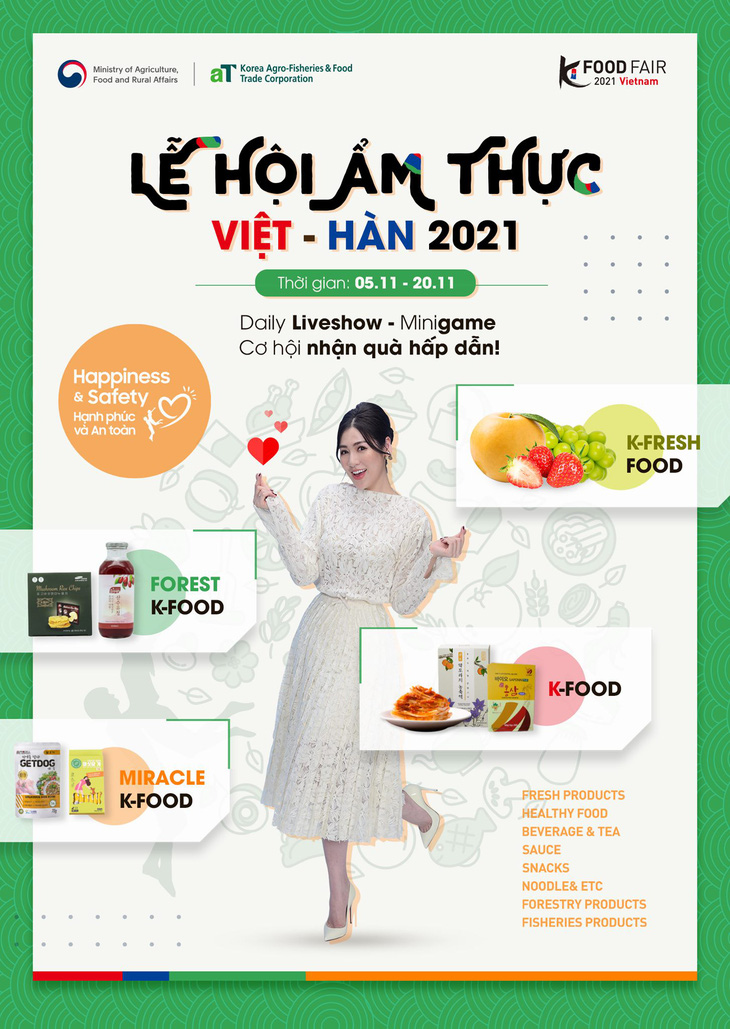 Trải nghiệm các sản phẩm nông nghiệp khác nhau của Hàn Quốc tại Hội chợ K-food - Ảnh 1.