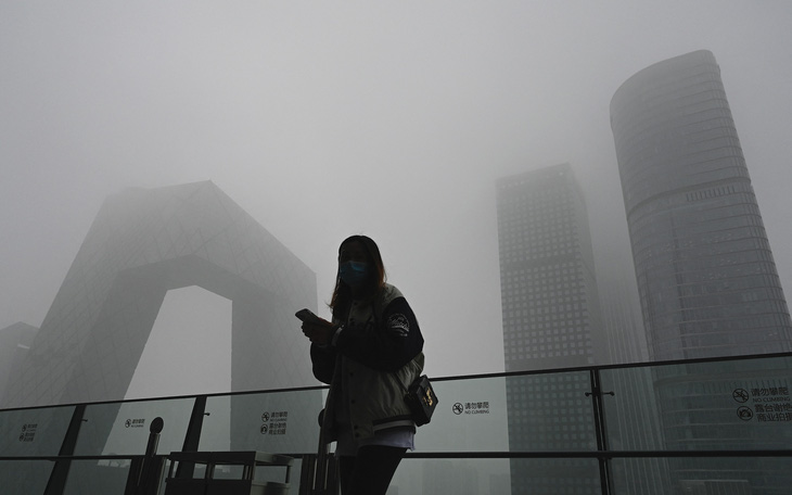Sương mù ô nhiễm bao phủ thủ đô Trung Quốc