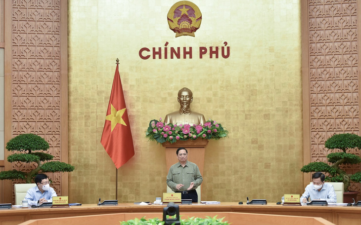 Thủ tướng Phạm Minh Chính chủ trì phiên họp Chính phủ thường kỳ tháng 10-2021